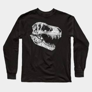T-Rex Skull Long Sleeve T-Shirt